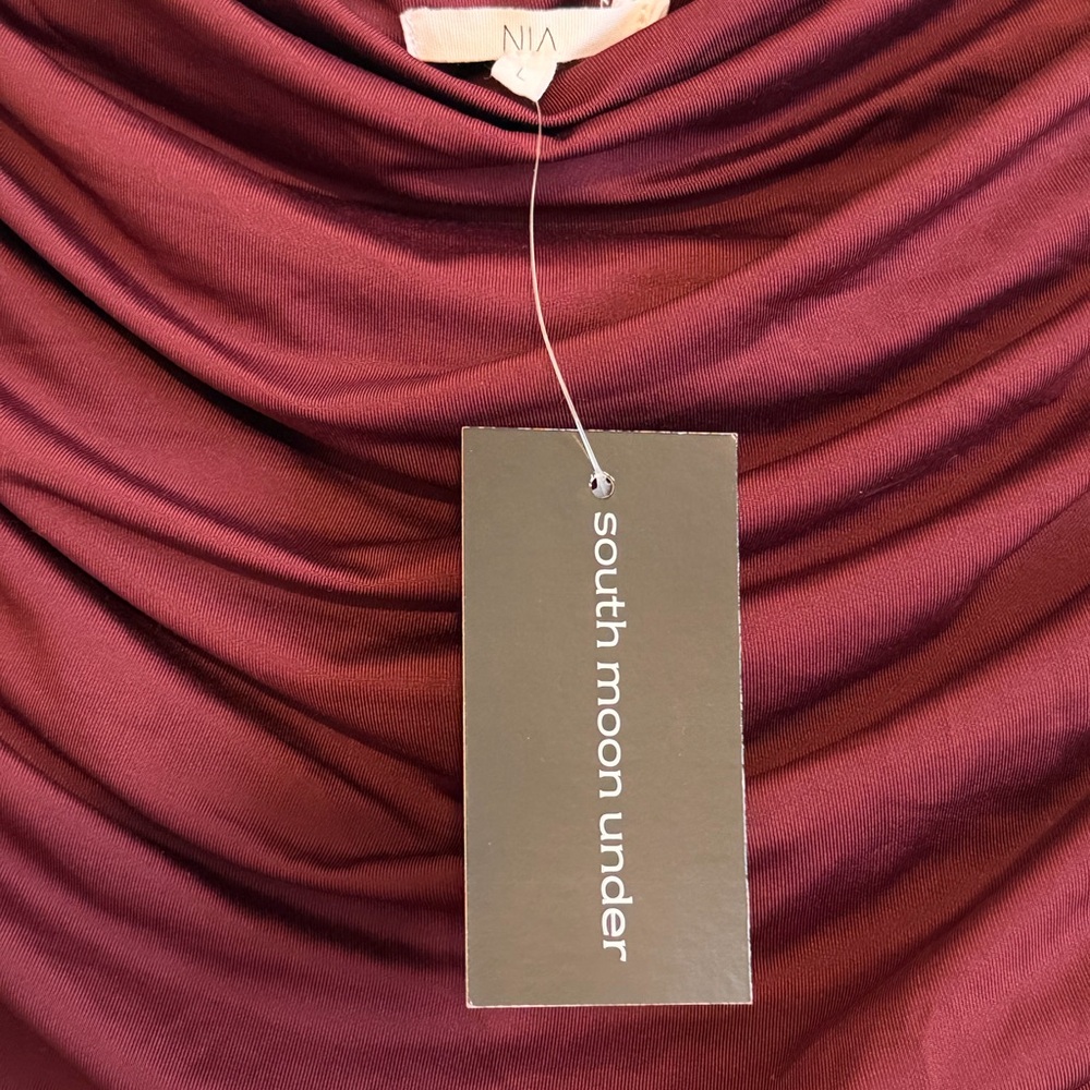 NWT South Moon Under Oxblood Red Dress